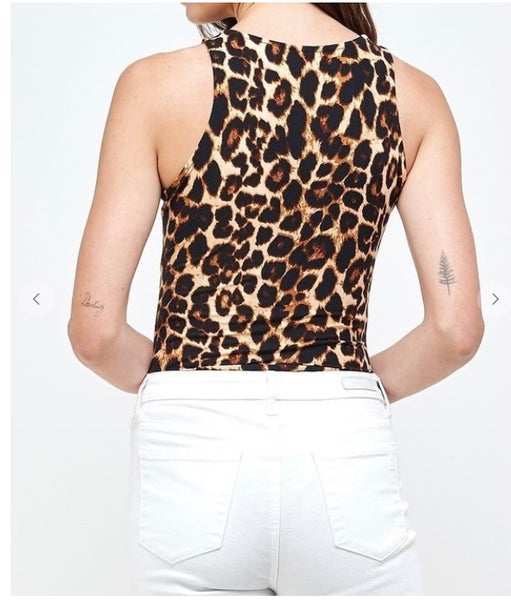 Leopard Print Bodysuit