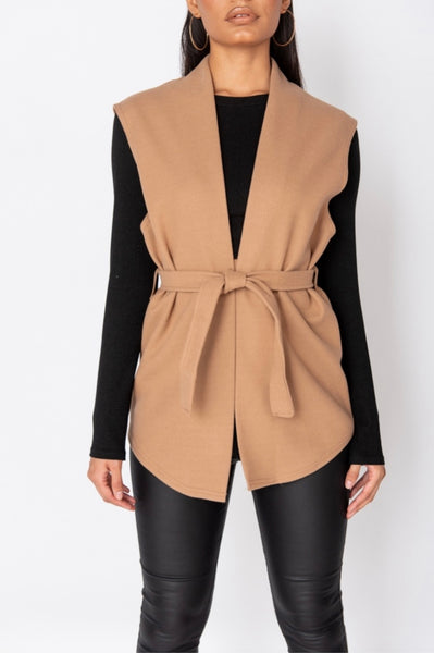 Edge Sleeveless Blazer