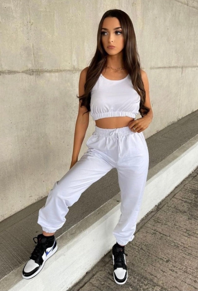 White Casual Set