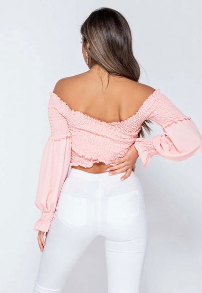 Pink Wrap Shirt